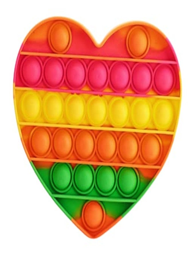 Kidultz Push Pop Silicone Bubble Sensory Fidget Toy Set, Multi-Colour Pop It Toy Relieve Stress Suitable for All Age, Bubble Toy for Kids Popper Sensory Educational Toy (Radium Set of 4) - Image 5